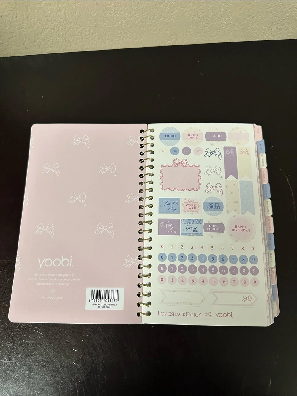 Love Shack Fancy x Target Yoobi School Supplies Set in Whisper Blue